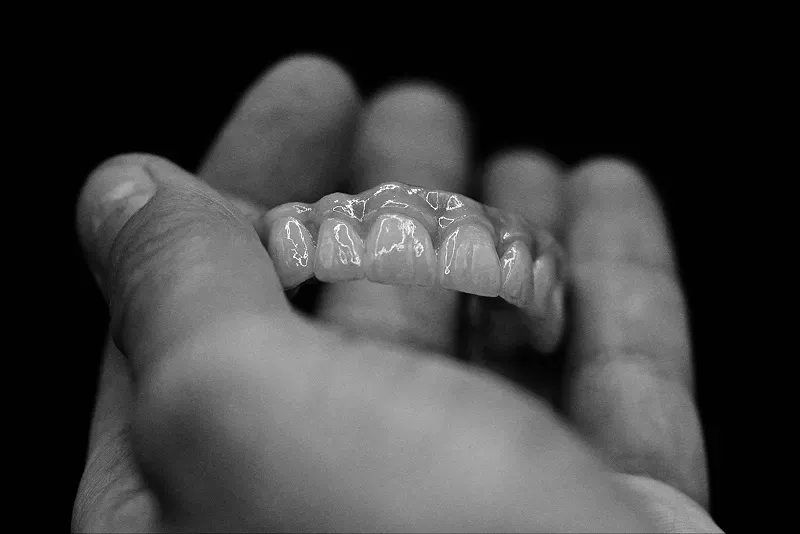 Modèle 3D d'un dentier en résine